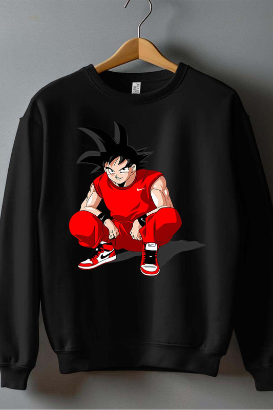 COULEUR:Noir|Sweat Col Rond Homme | SanGoku Sport Noir