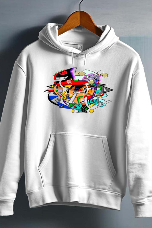 COULEUR:Blanc|Sweat Capuche Homme | SashPop Blanc