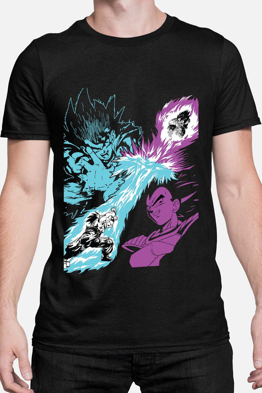 COULEUR:Noir|T-shirt Homme | Sayan Battle Noir
