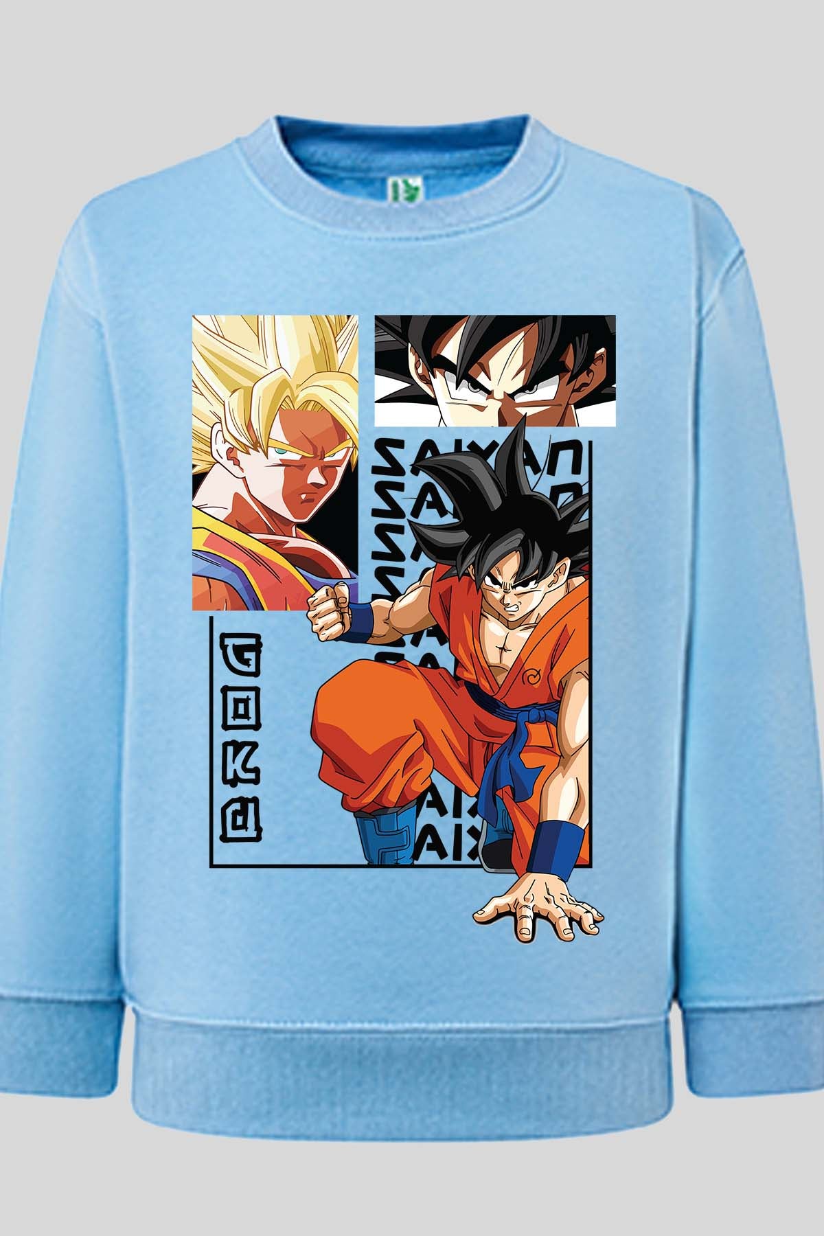 COULEUR:Bleu Ciel|Sweat Col Rond Homme | Sayen Bleu Ciel