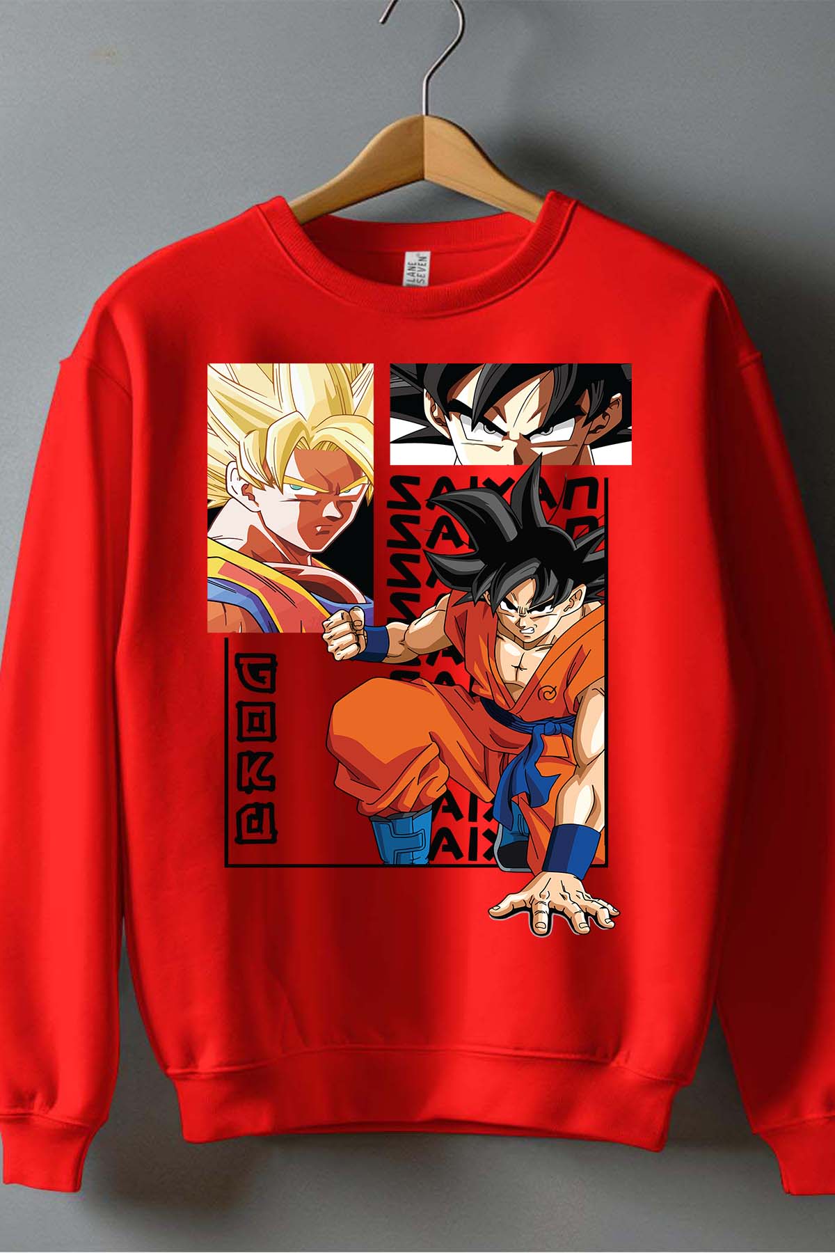 COULEUR:Rouge|Sweat Col Rond Homme | Sayen Rouge