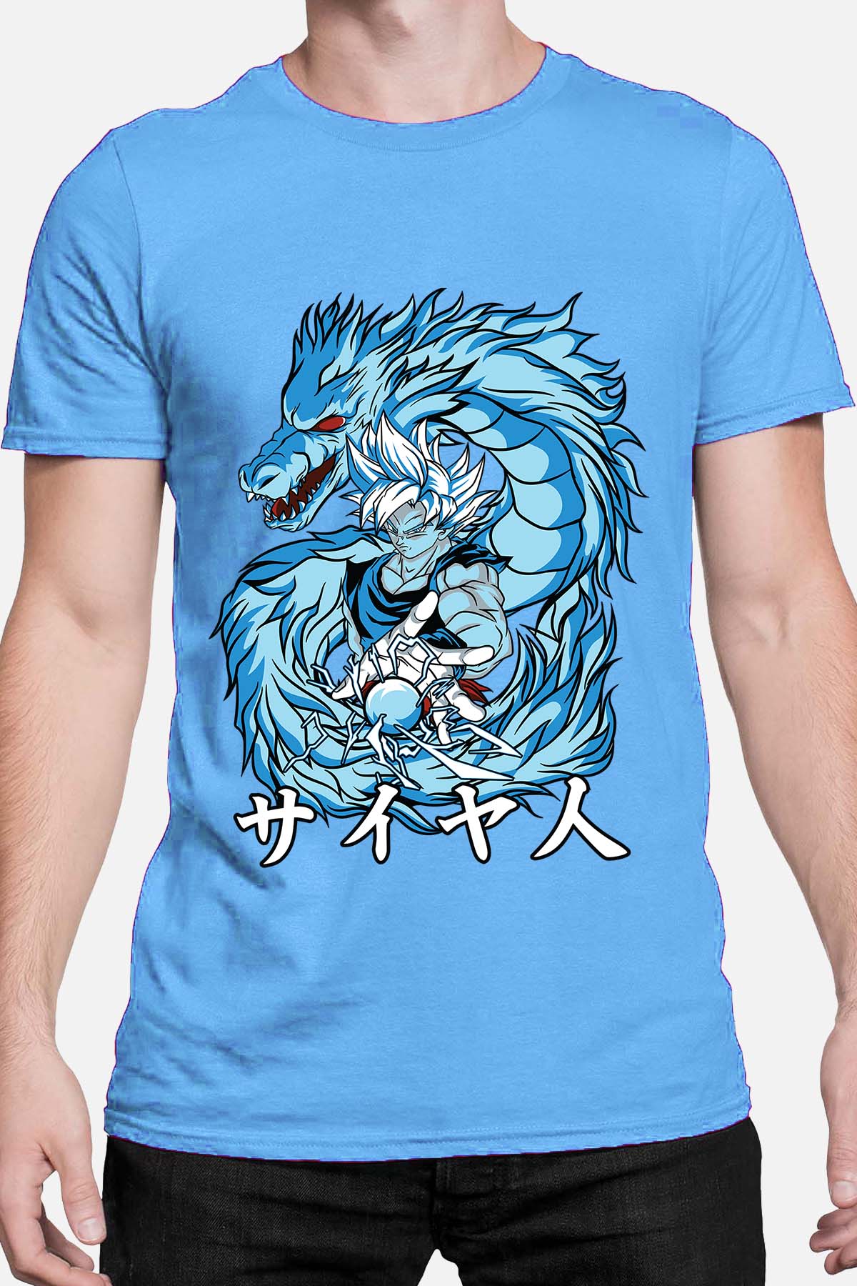 COULEUR:Bleu Ciel|T-shirt Homme | Sheron Bleu Ciel