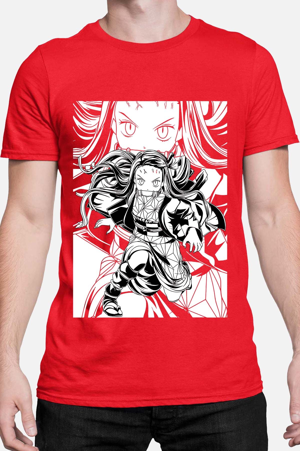 COULEUR:Rouge|T-shirt Homme | Silence Nezu Rouge