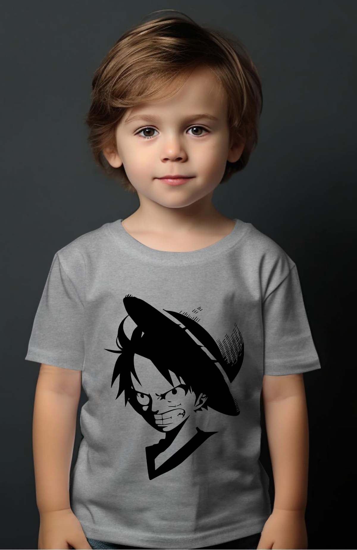 COULEUR:Gris|T-shirt Garçon | Silhouette D Gris