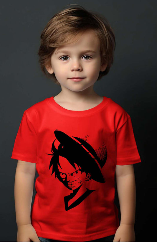 COULEUR:Rouge|T-shirt Garçon | Silhouette D Rouge