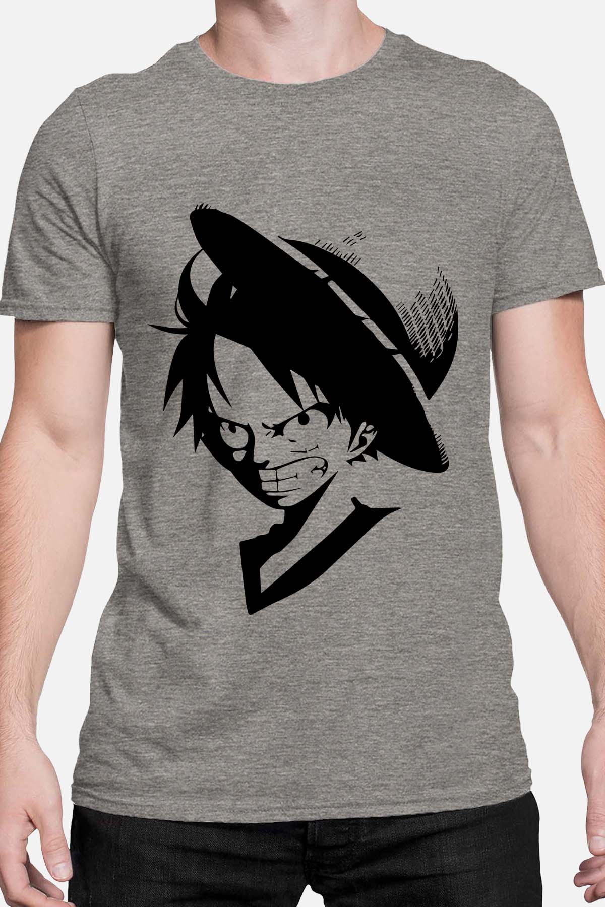 COULEUR:Gris|T-shirt Homme | Silhouette D Gris