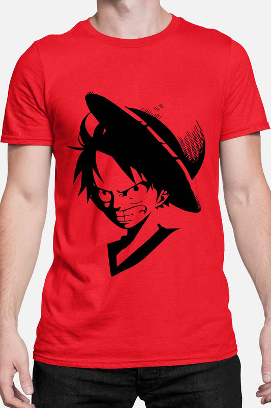 COULEUR:Rouge|T-shirt Homme | Silhouette D Rouge
