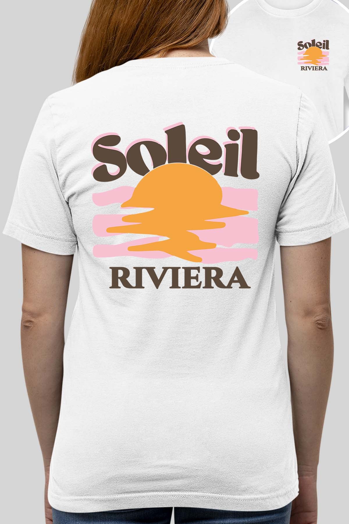 T-shirt Femme| Soleil Riviera Marron