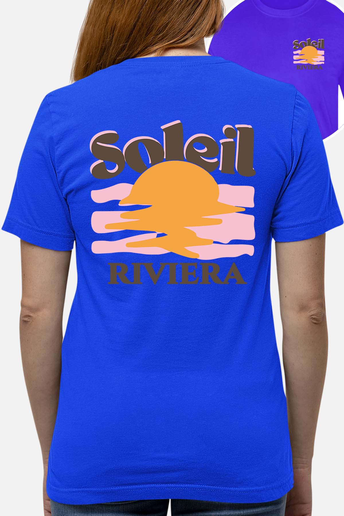 T-shirt Femme| Soleil Riviera Marron