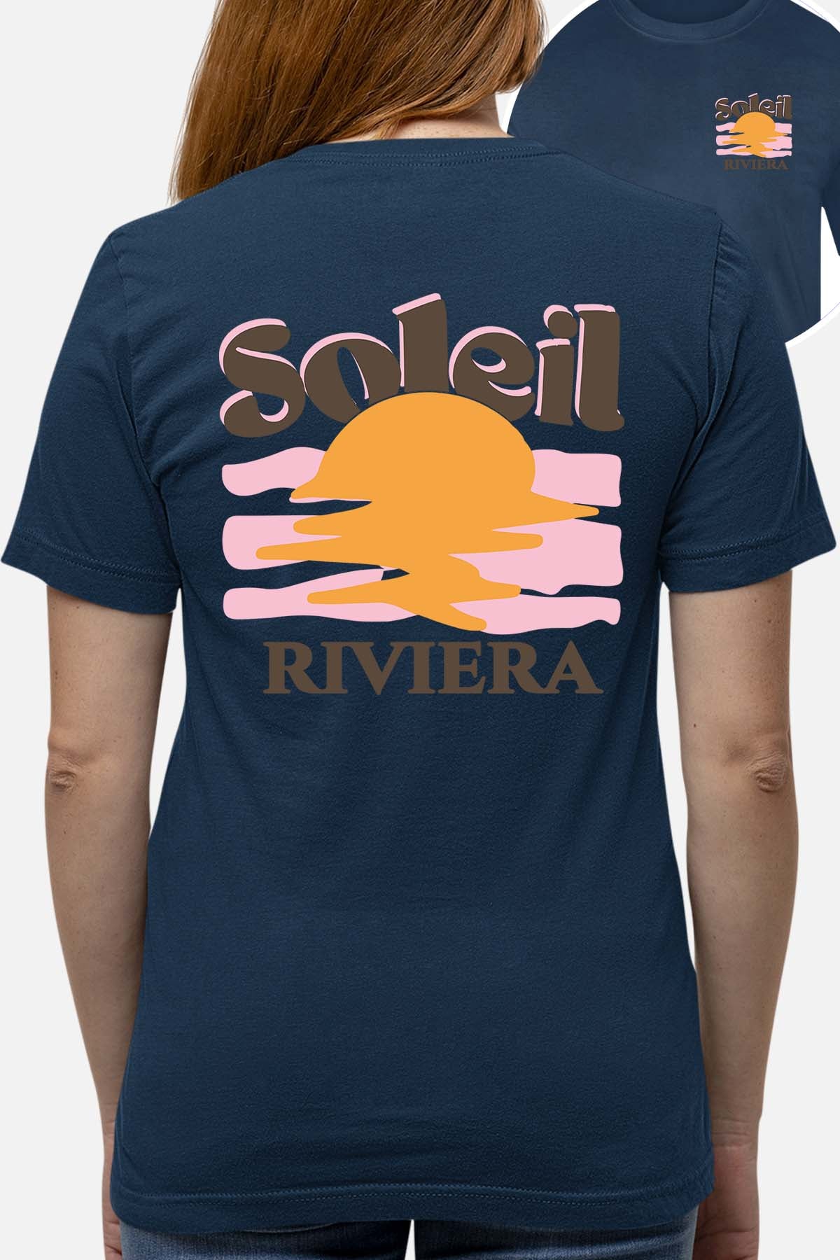 T-shirt Femme| Soleil Riviera Marron