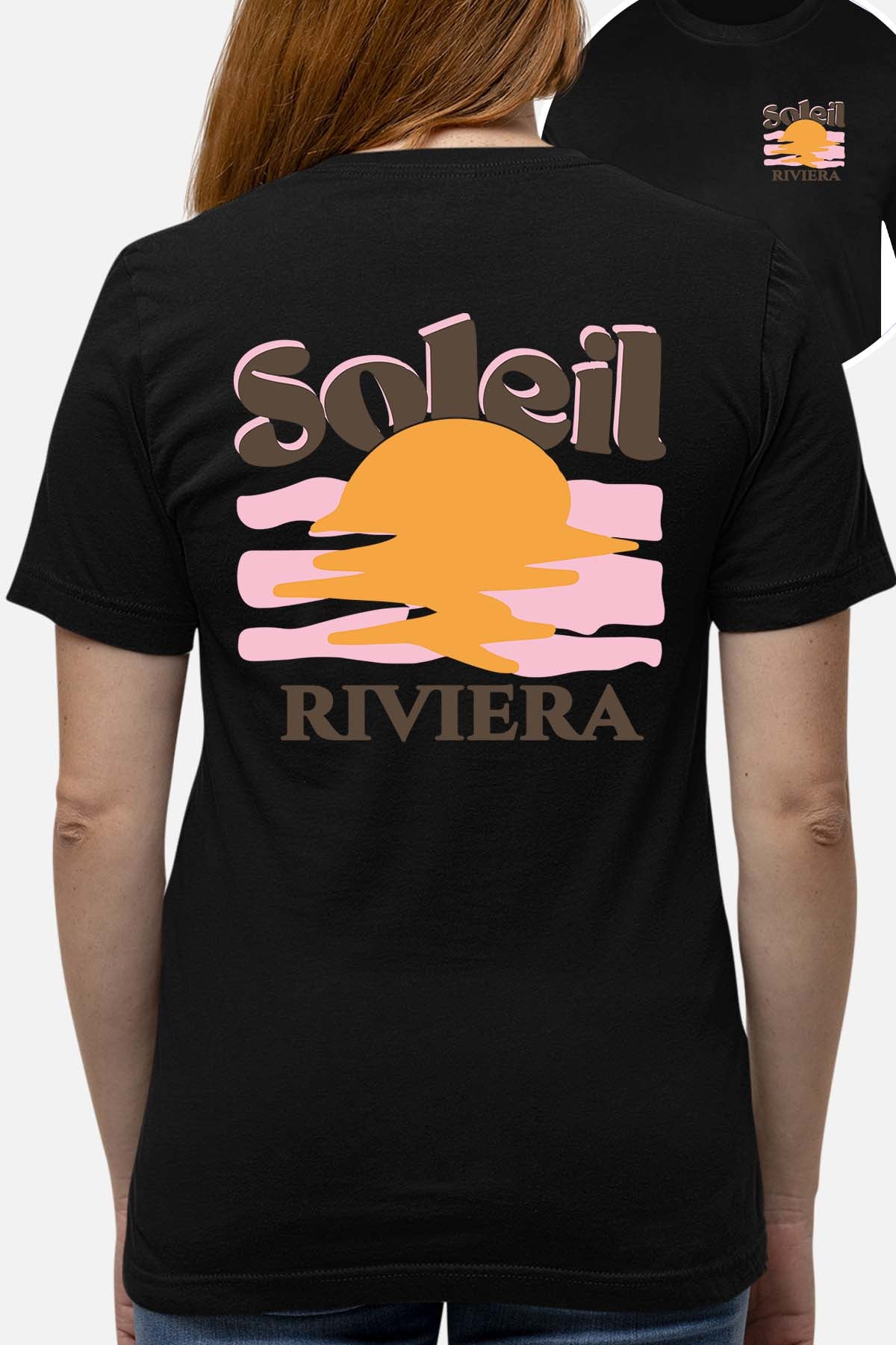 T-shirt Femme| Soleil Riviera Marron