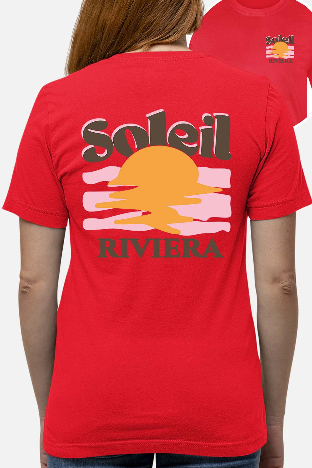 T-shirt Femme| Soleil Riviera Marron