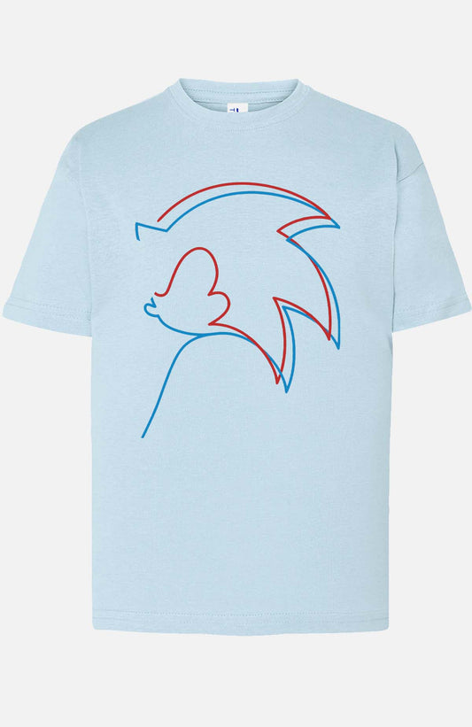 COULEUR:Bleu Ciel|T-shirt Garçon | Sonic 2 light Bleu Ciel