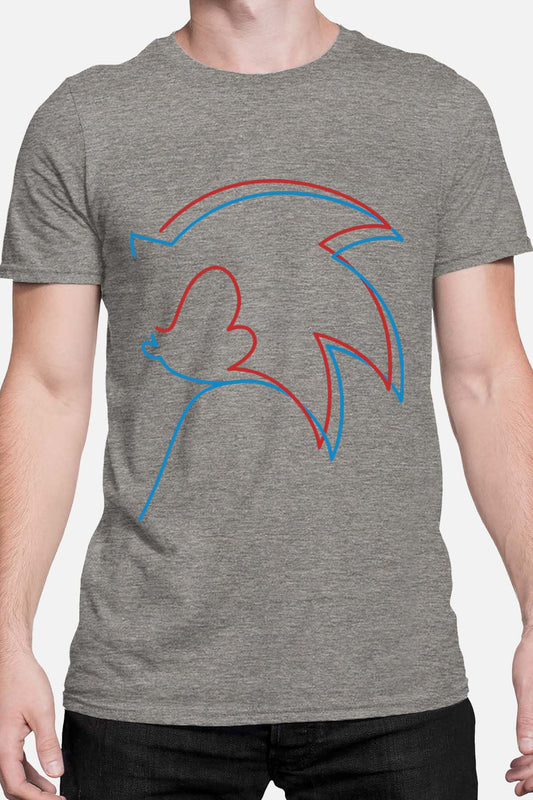 COULEUR:Gris|T-shirt Homme | Sonic 2 light Gris