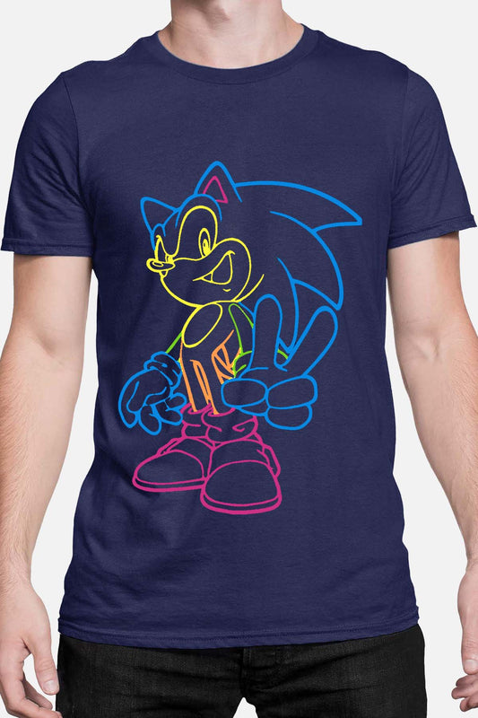 COULEUR:Marine|T-shirt Homme | Sonic light Marine