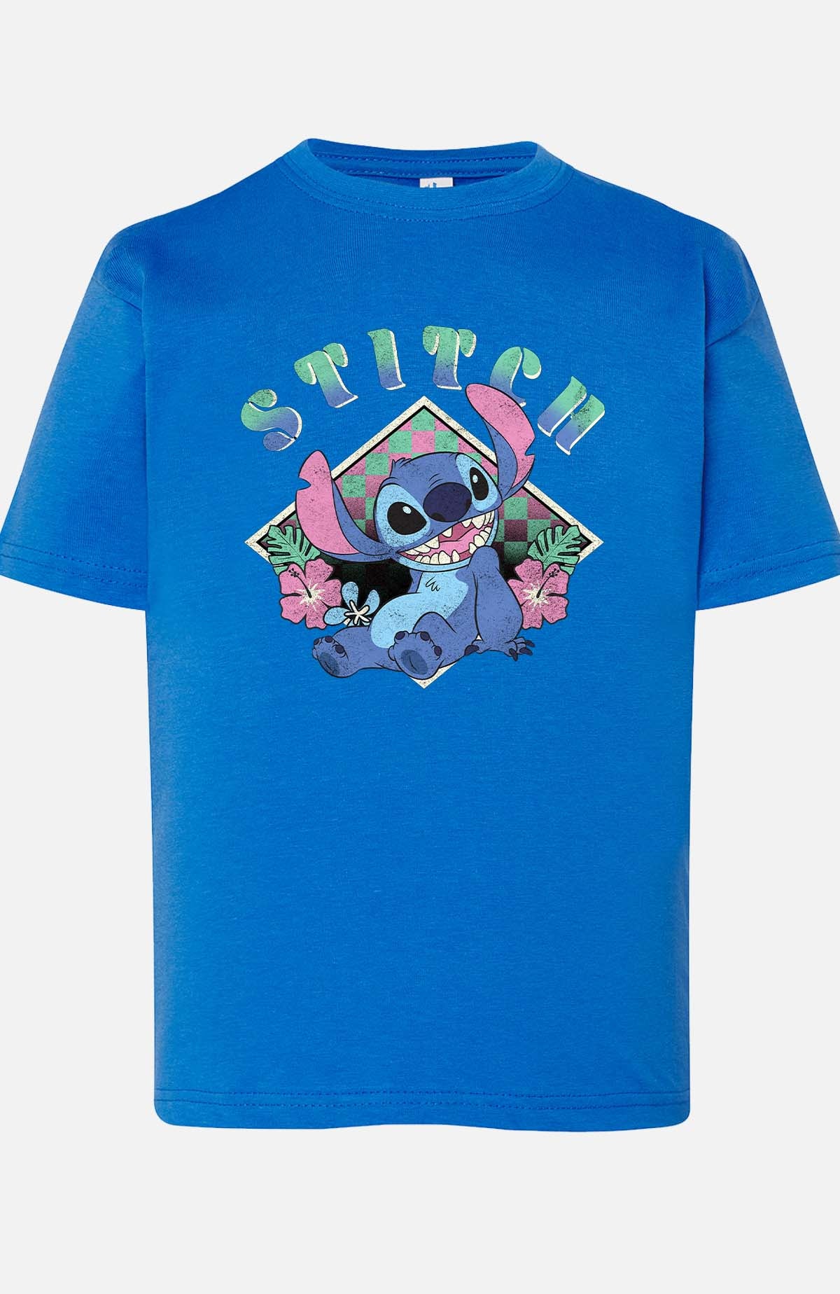 COULEUR:Bleu Roi|T-shirt Garçon | Stitch JB Bleu Roi