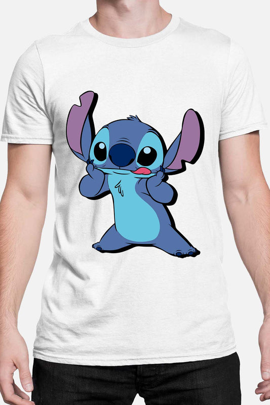 COULEUR:Blanc|T-shirt Homme | Stitch Tongue Blanc