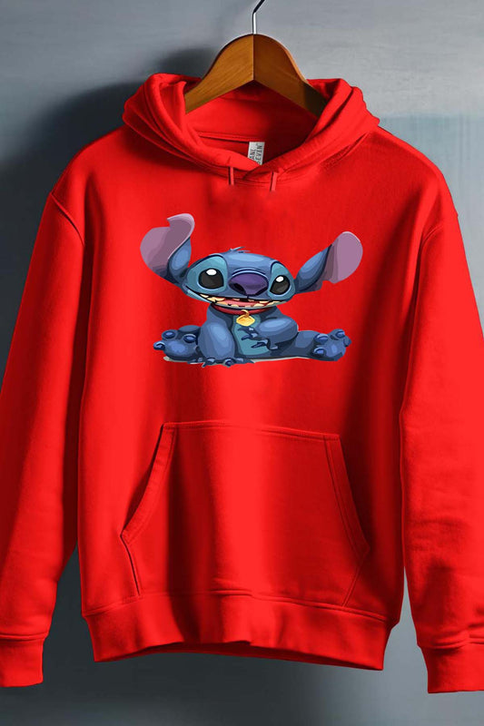 COULEUR:Rouge|Sweat Capuche Garçon | Stitch cie animal Rouge