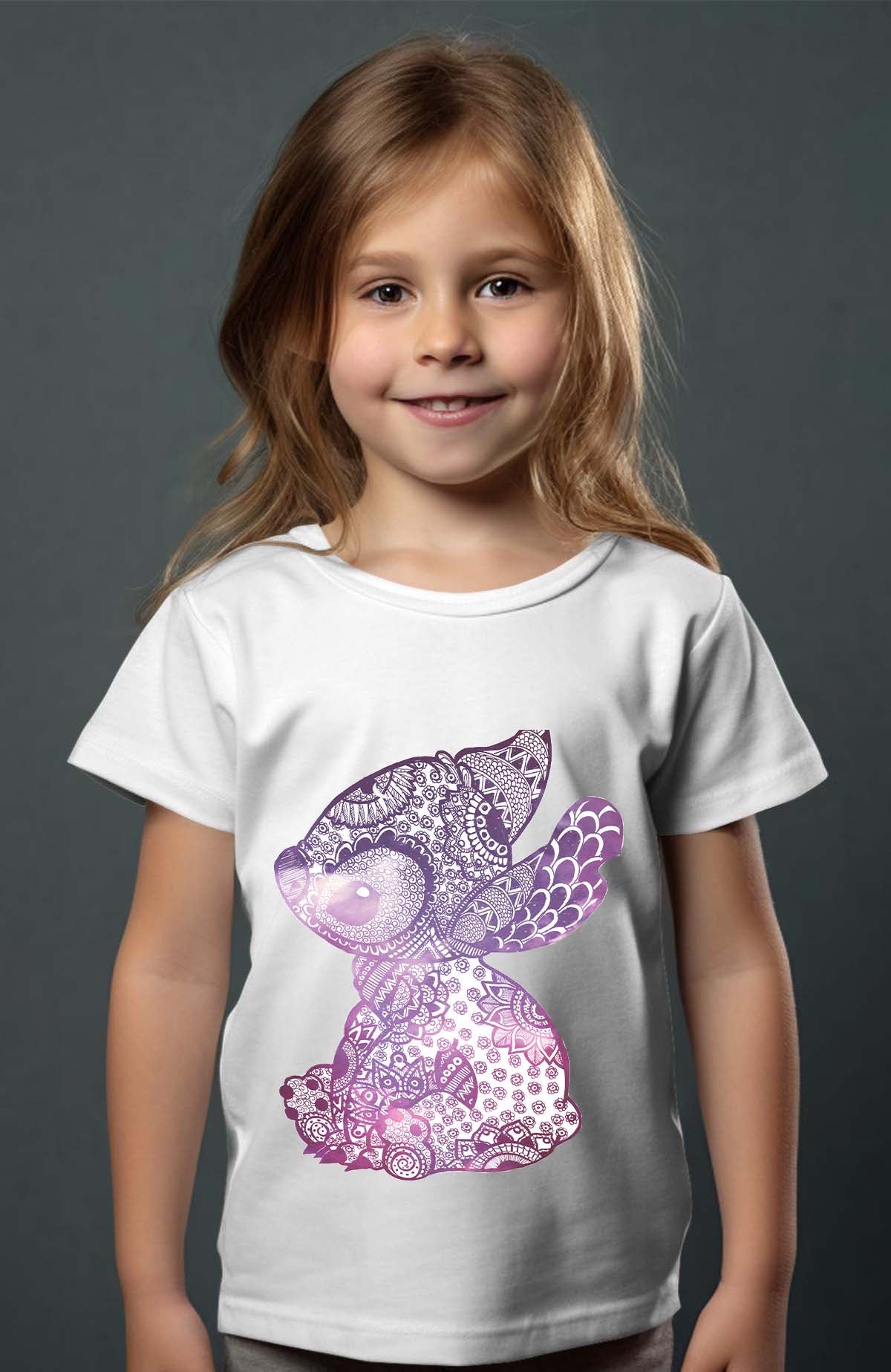 COULEUR:Blanc|T-shirt Fille | Stitch magala Blanc