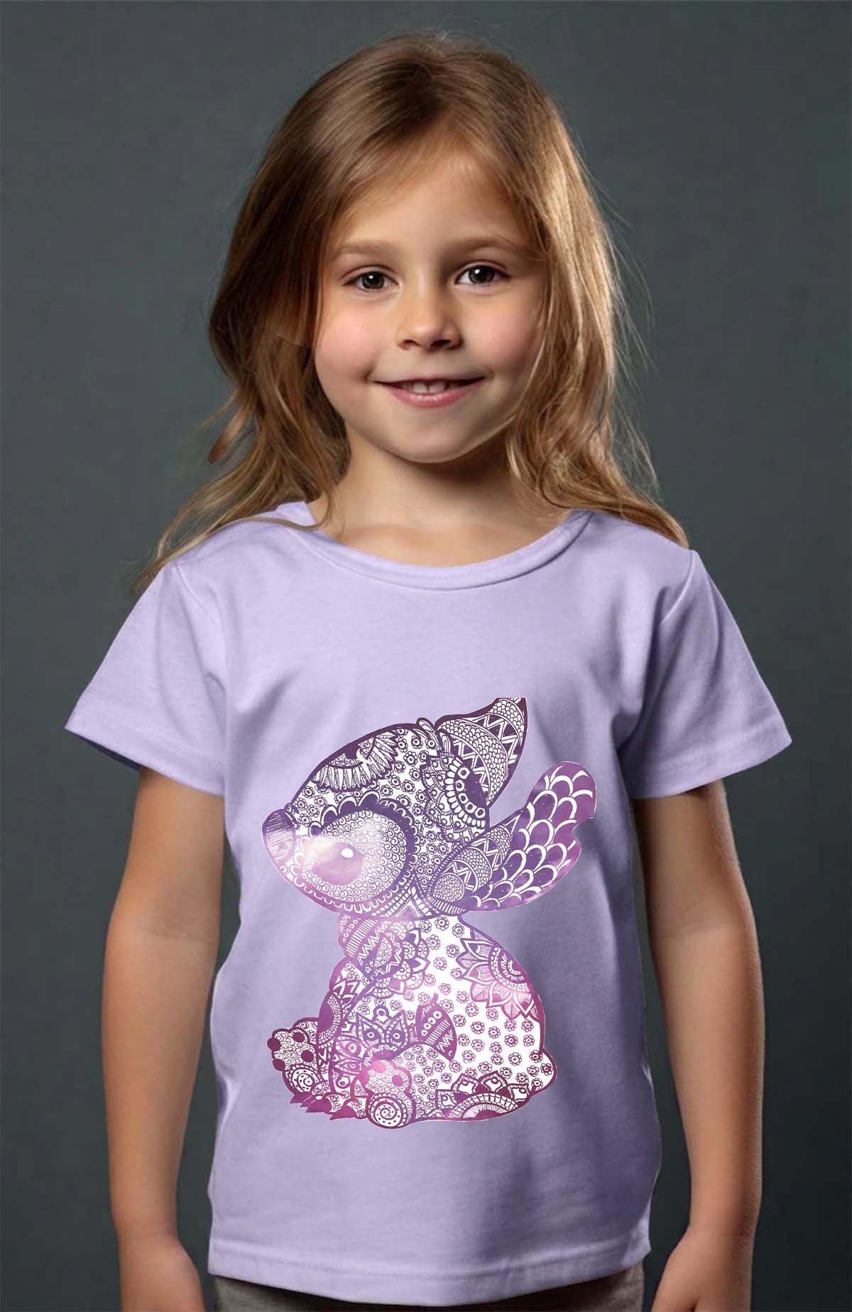 COULEUR:Violet|T-shirt Fille | Stitch magala Violet
