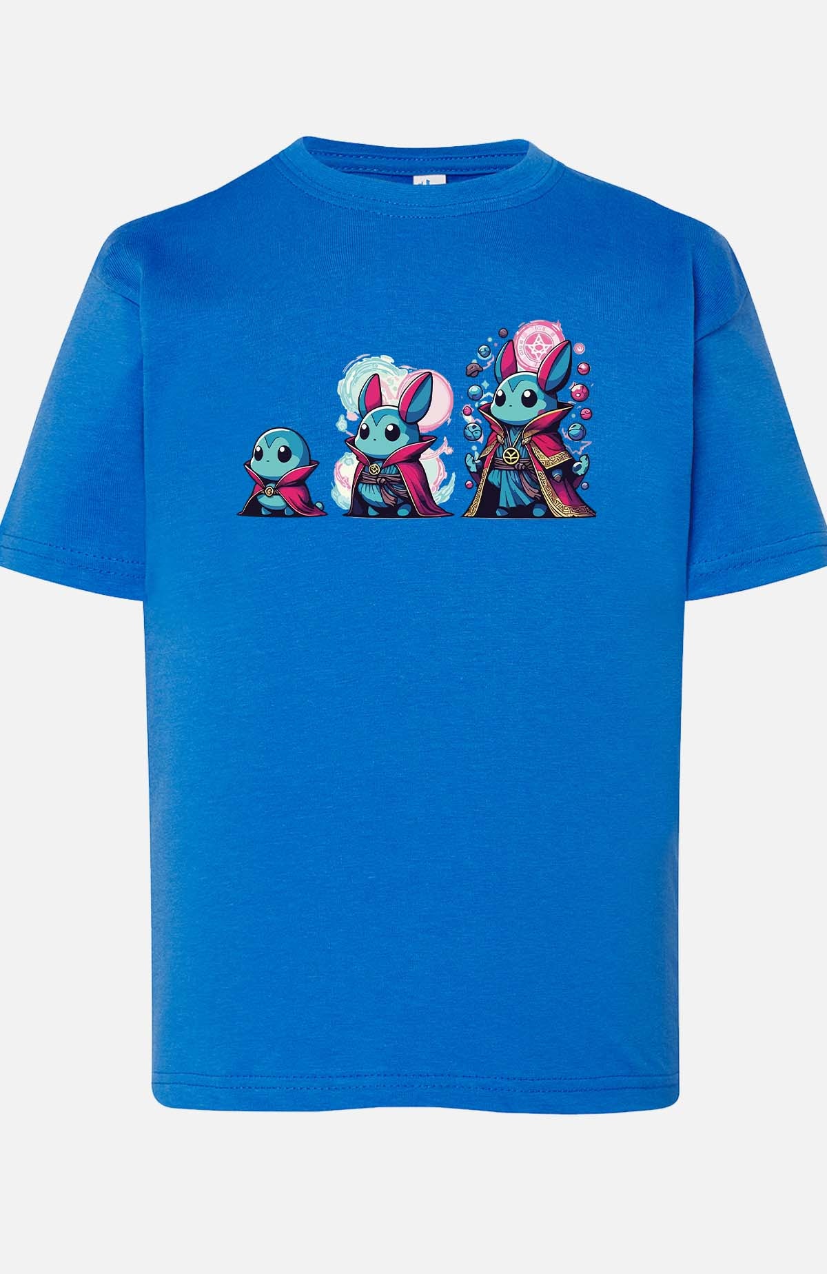 COULEUR:Bleu Roi|T-shirt Garçon | Strange Poke Bleu Roi
