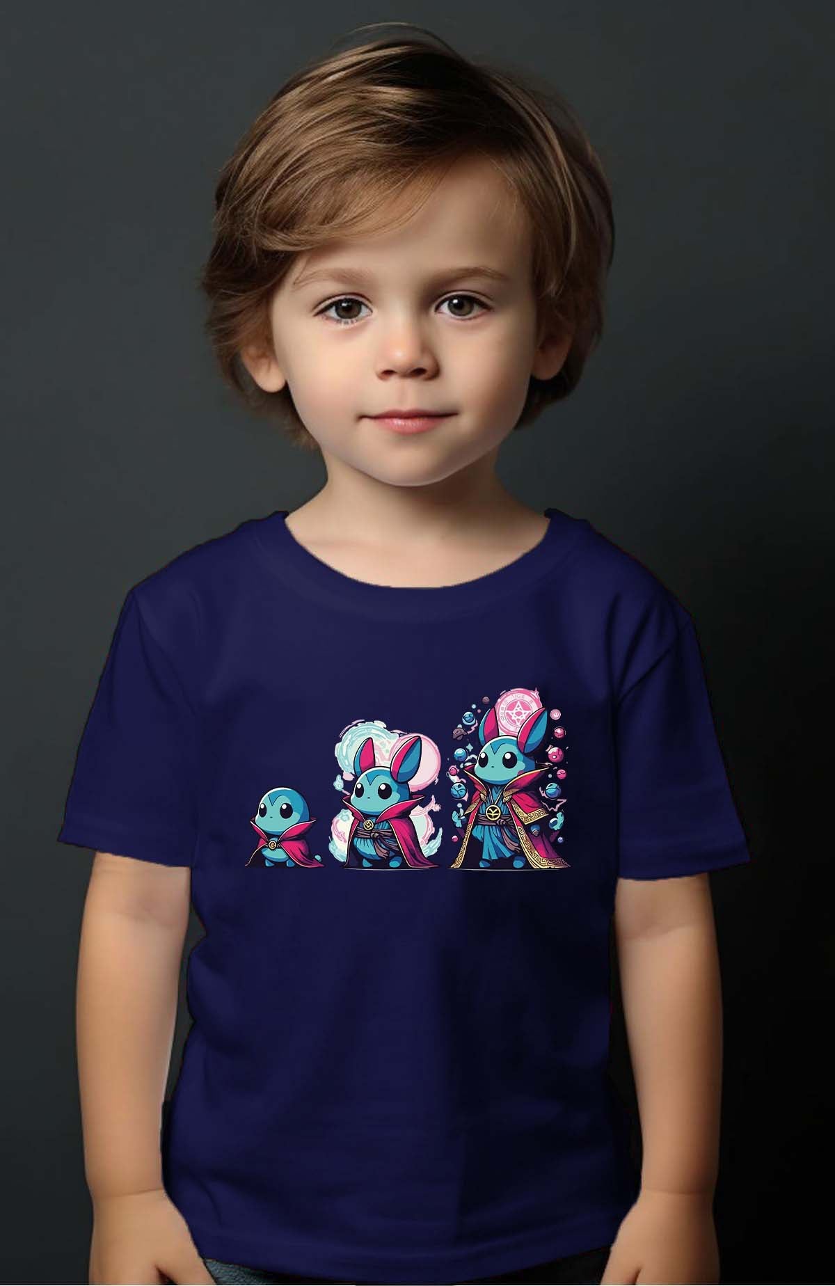 COULEUR:Marine|T-shirt Garçon | Strange Poke Marine