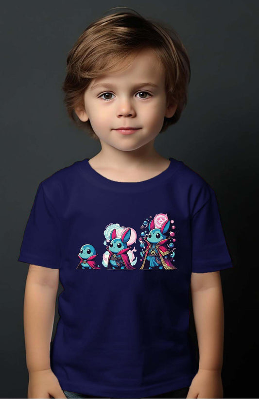 COULEUR:Marine|T-shirt Garçon | Strange Poke Marine