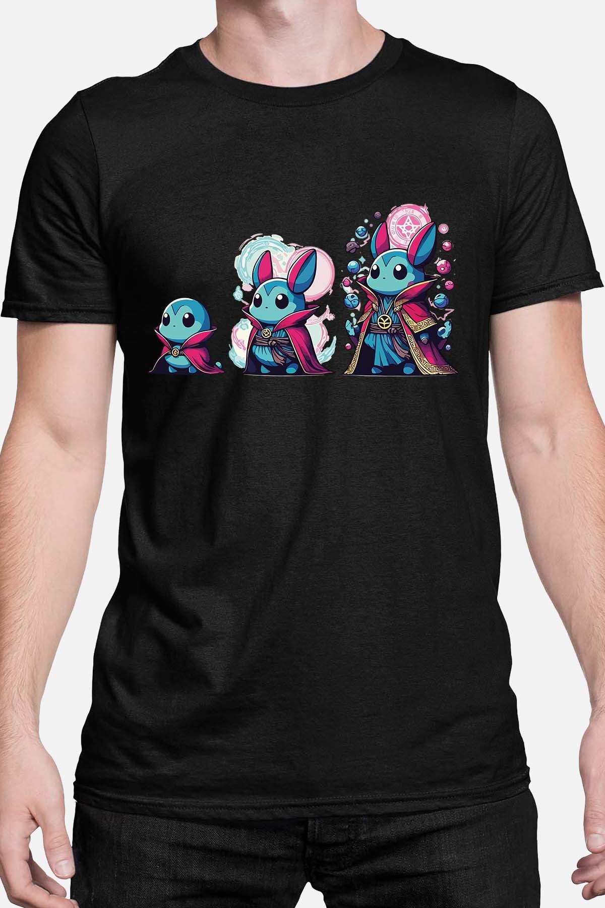 COULEUR:Noir|T-shirt Homme | Strange Poke Noir