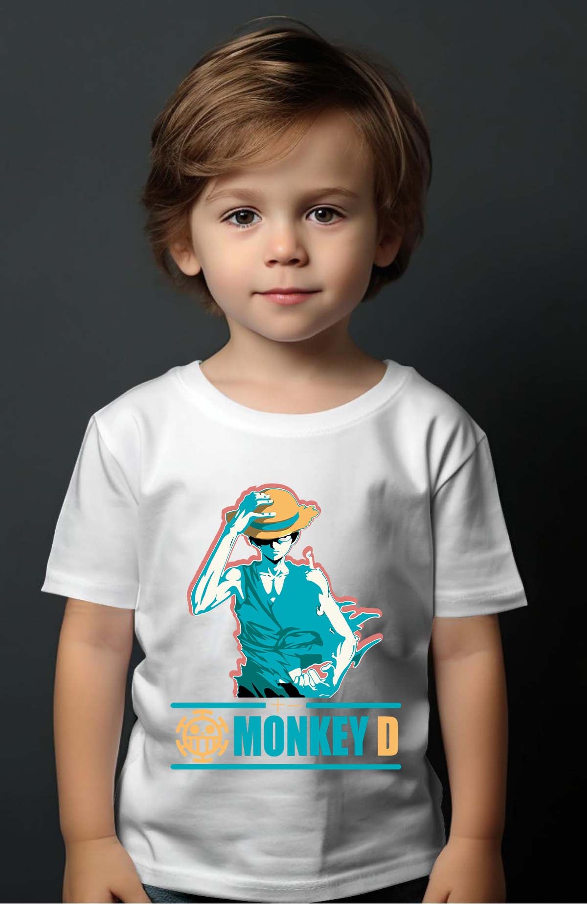 COULEUR:Blanc|T-shirt Garçon | Straw Hat Blanc