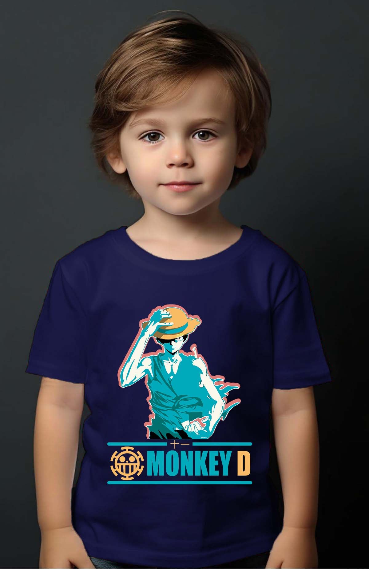 COULEUR:Marine|T-shirt Garçon | Straw Hat Marine