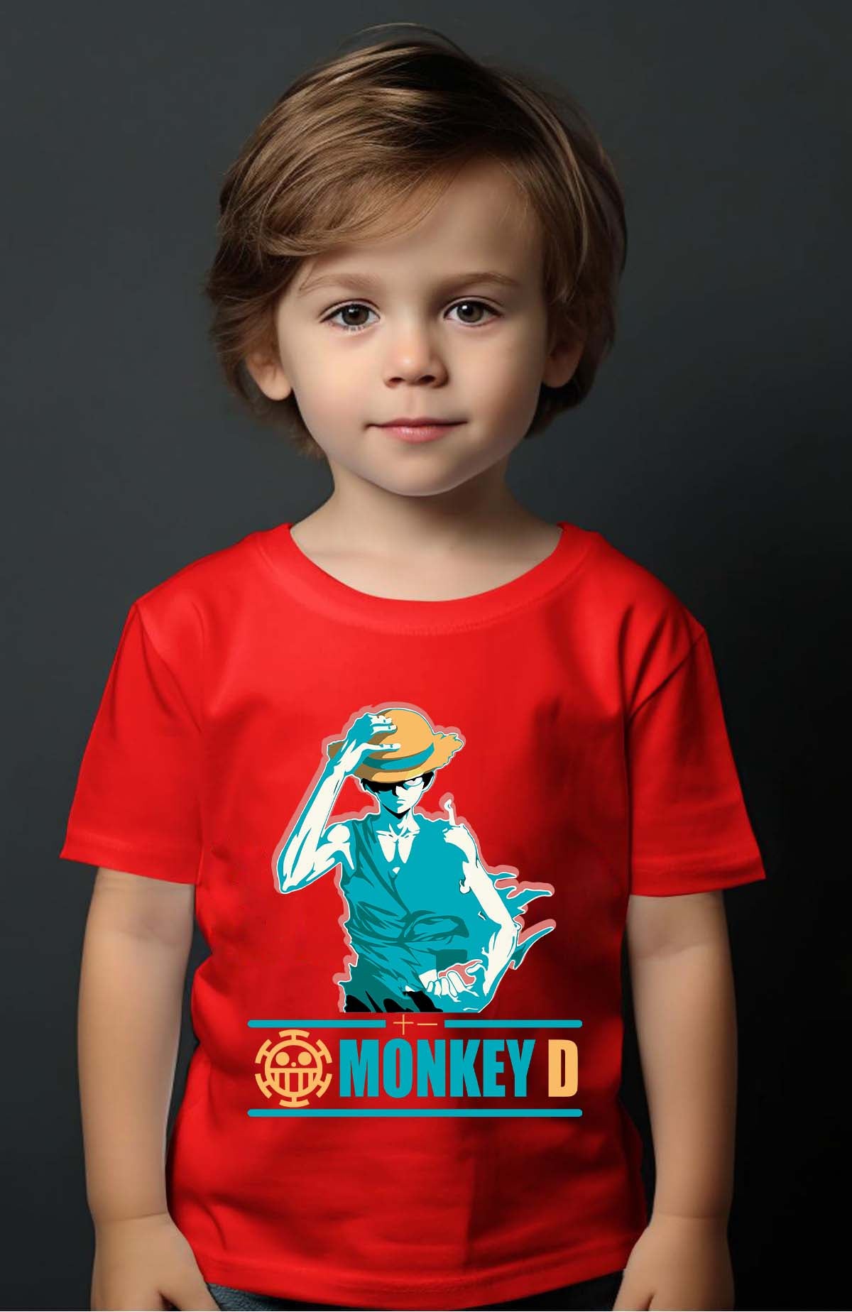 COULEUR:Rouge|T-shirt Garçon | Straw Hat Rouge