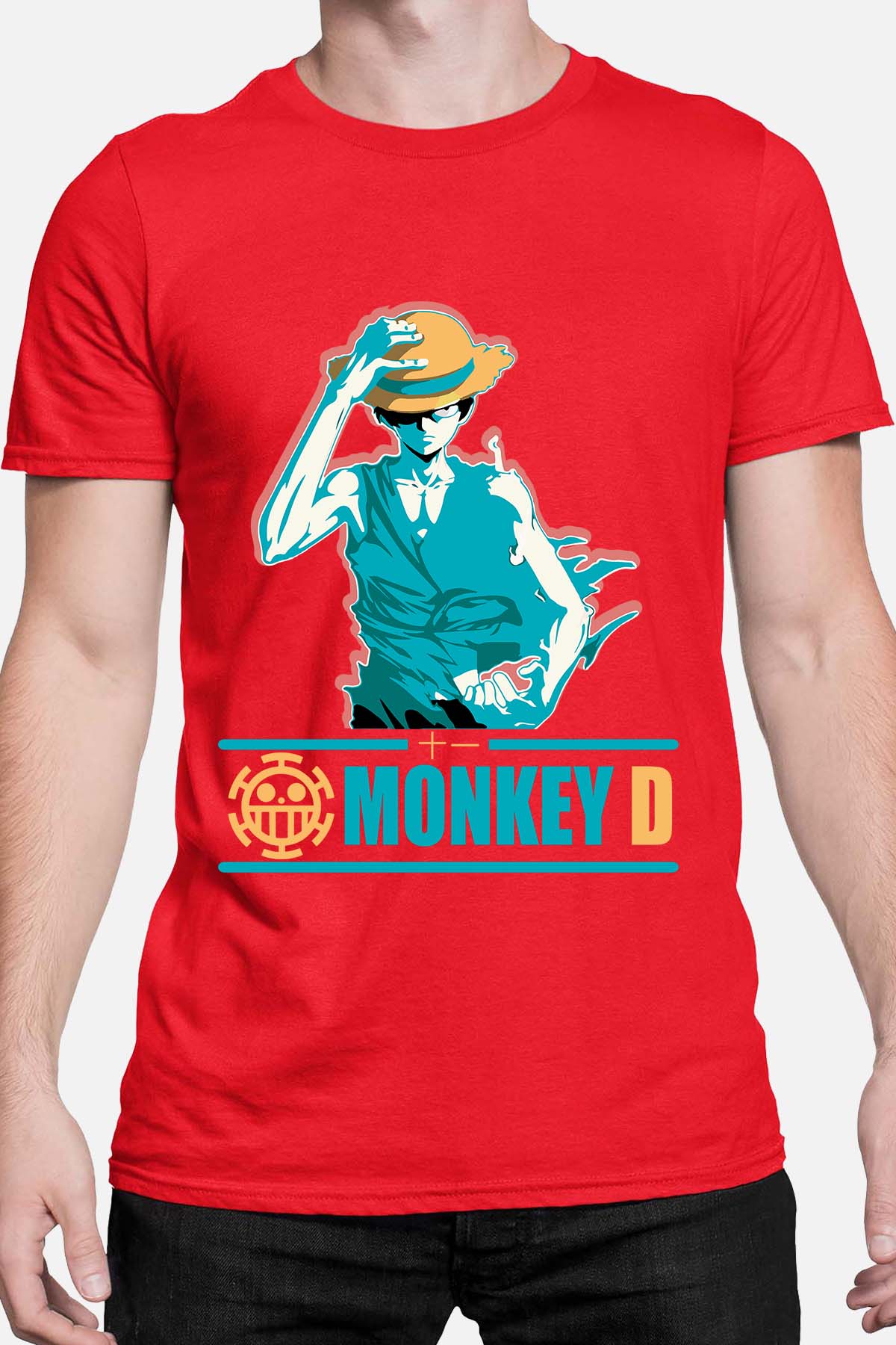COULEUR:Rouge|T-shirt Homme | Straw Hat Rouge