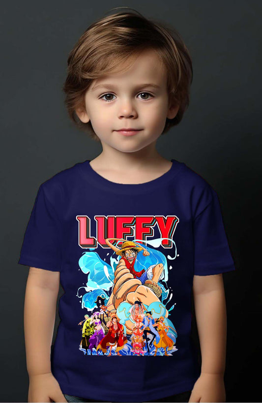 COULEUR:Marine|T-shirt Garçon | Team Luffy 05 Marine