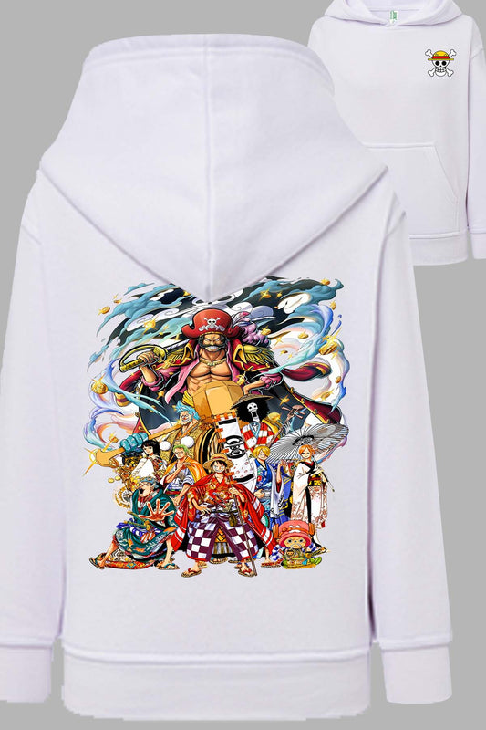 COULEUR:Blanc|Sweat Capuche Garçon | Team captain Blanc