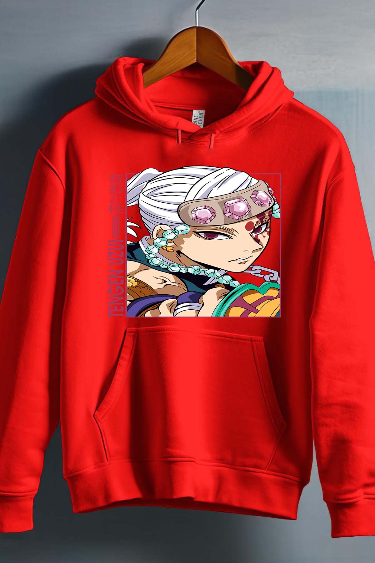 COULEUR:Rouge|Sweat Capuche Garçon | TengenUzui 01 Rouge