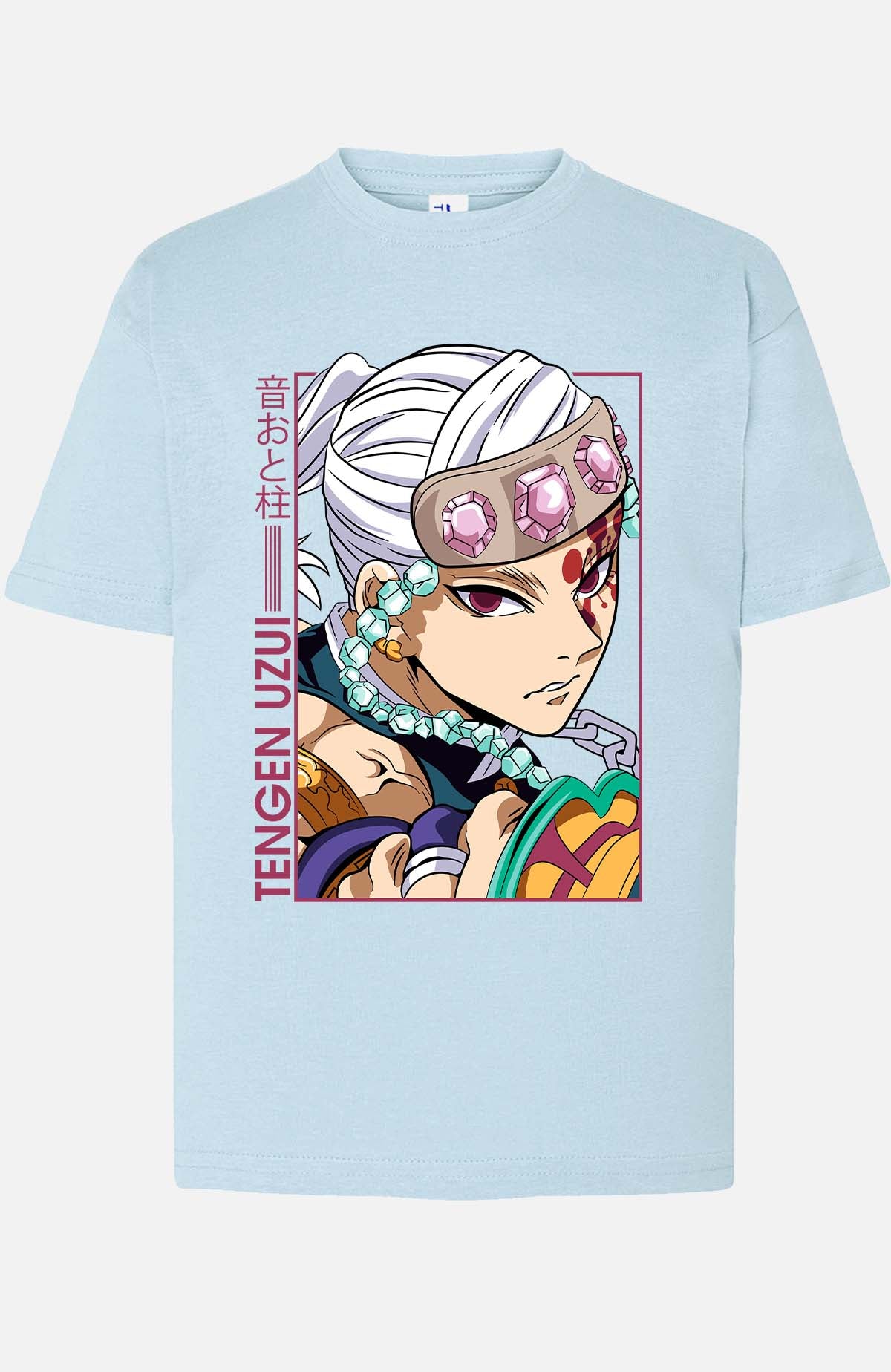 COULEUR:Bleu Ciel|T-shirt Garçon | TengenUzui 01 Bleu Ciel