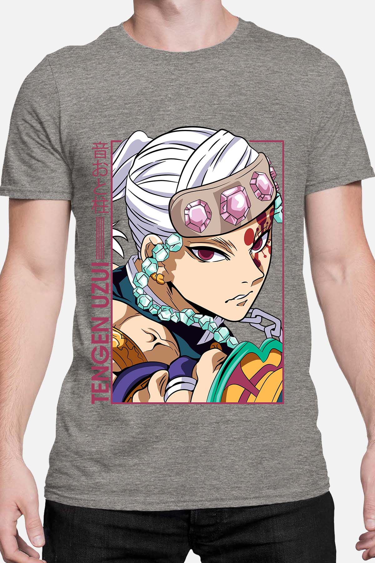 COULEUR:Gris|T-shirt Homme | TengenUzui 01 Gris