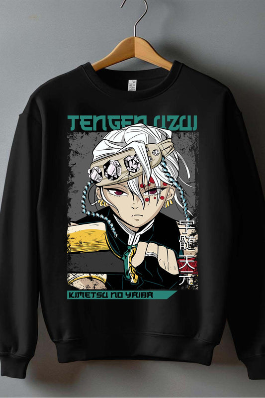 COULEUR:Noir|Sweat Col Rond Homme | TengenUzui 02 Noir