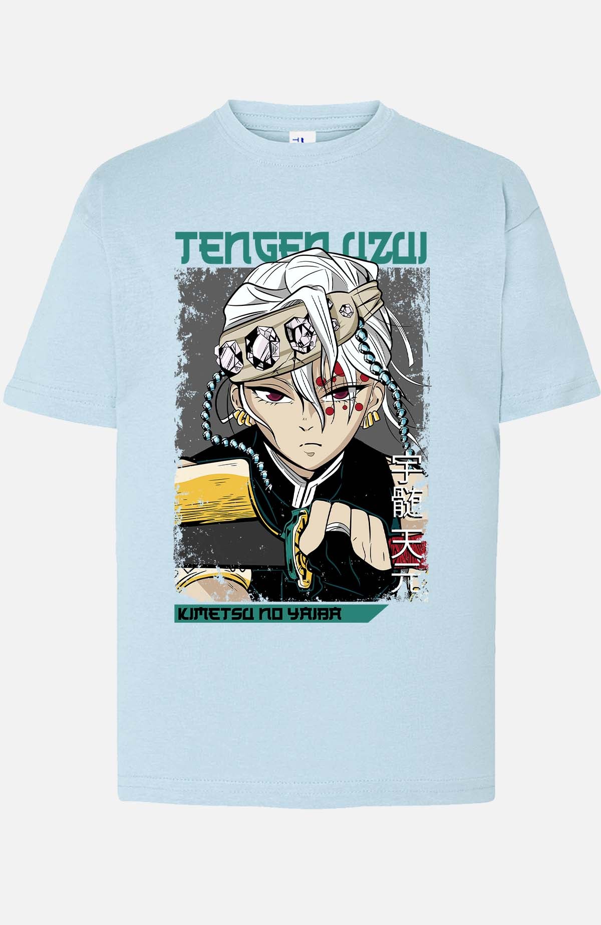 COULEUR:Bleu Ciel|T-shirt Garçon | TengenUzui 02 Bleu Ciel