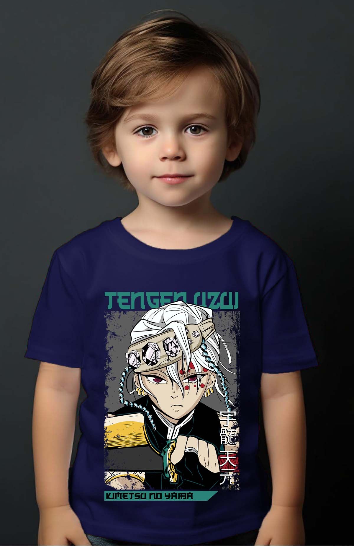 COULEUR:Marine|T-shirt Garçon | TengenUzui 02 Marine