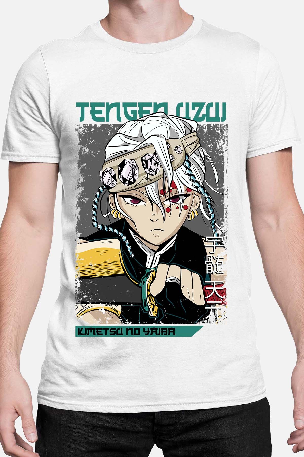 COULEUR:Blanc|T-shirt Homme | TengenUzui 02 Blanc