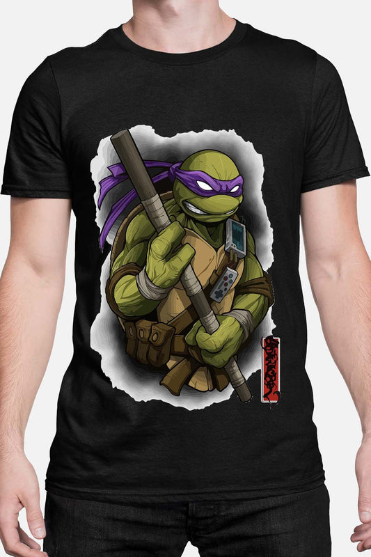 COULEUR:Noir|T-shirt Homme | Tortue Ninja Violet Noir