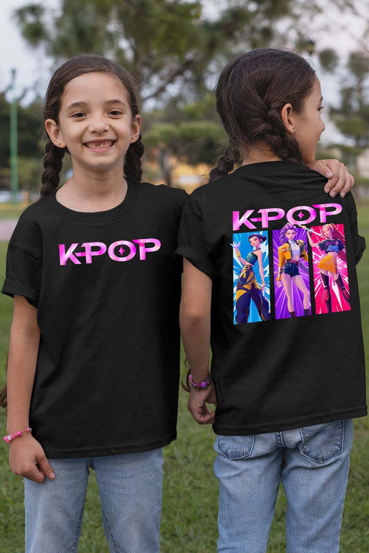 T-shirt Fille | Trio Kpop Rose