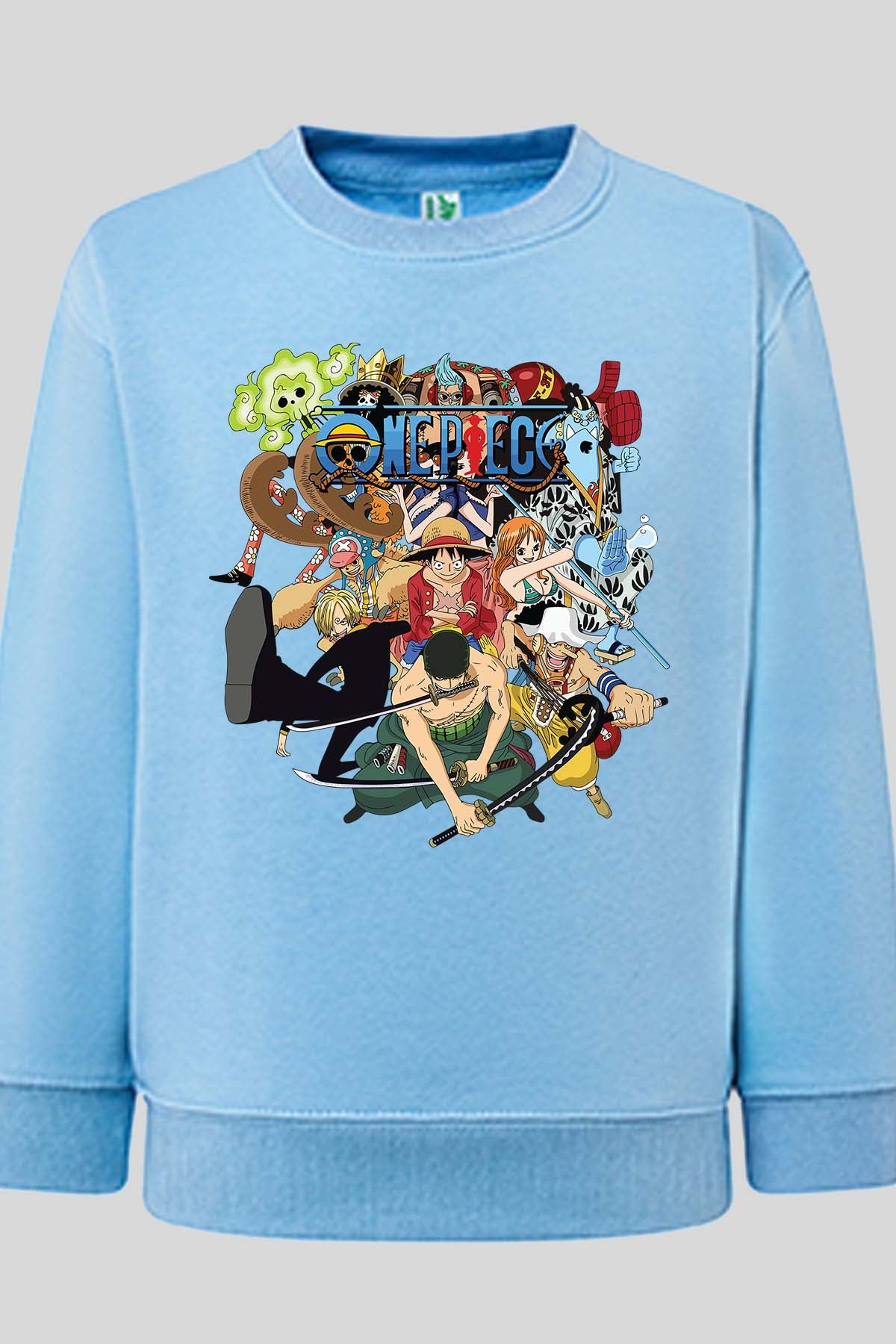 COULEUR:Bleu Ciel|Sweat Col Rond Homme | Ultimate One P Bleu Ciel