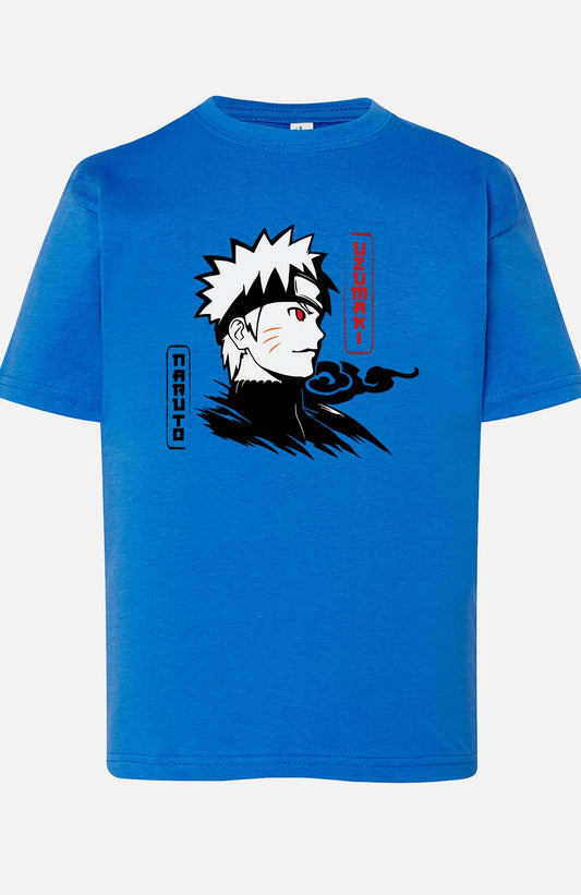 COULEUR:Bleu Roi|T-shirt Garçon | Uzumaki Black red Bleu Roi