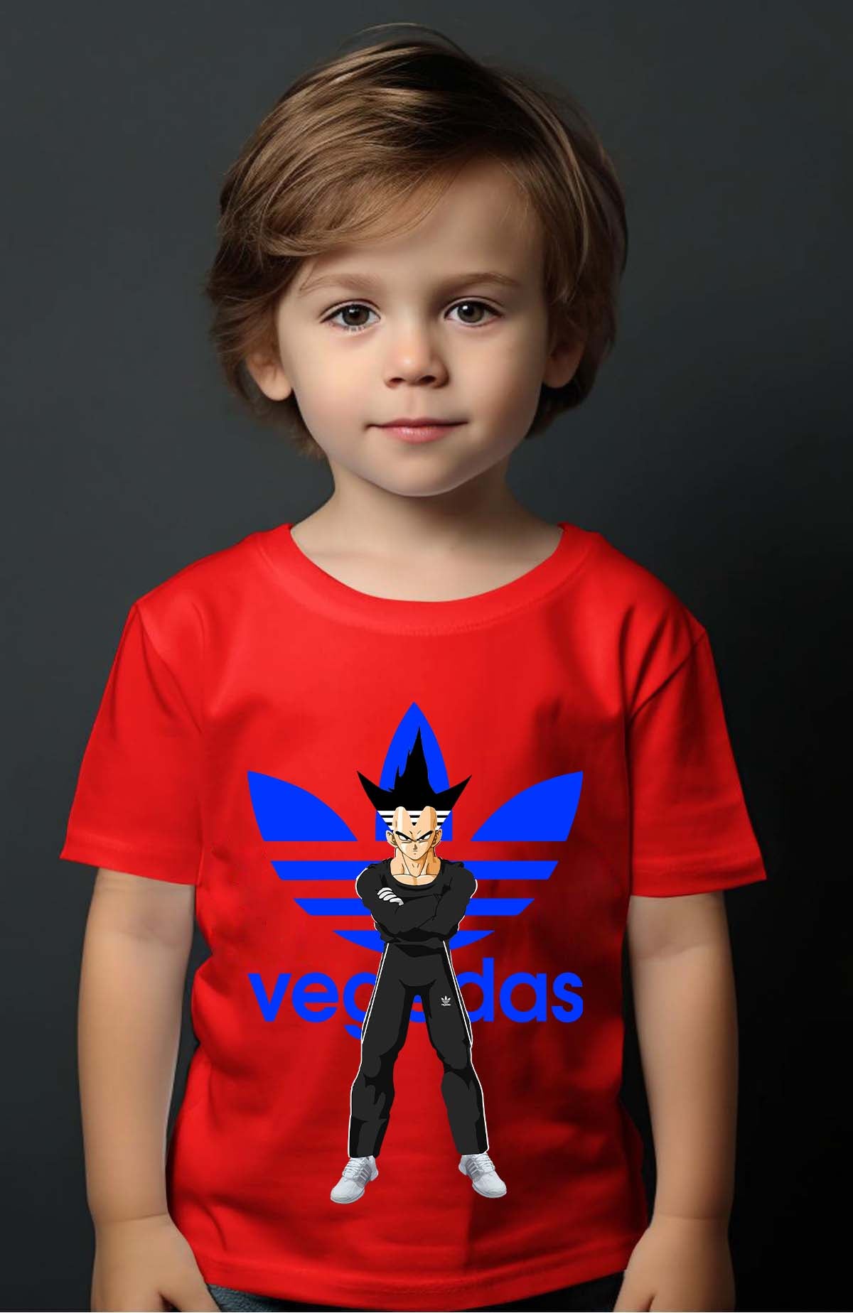 COULEUR:Rouge|T-shirt Garçon | Vegeta adidas Rouge