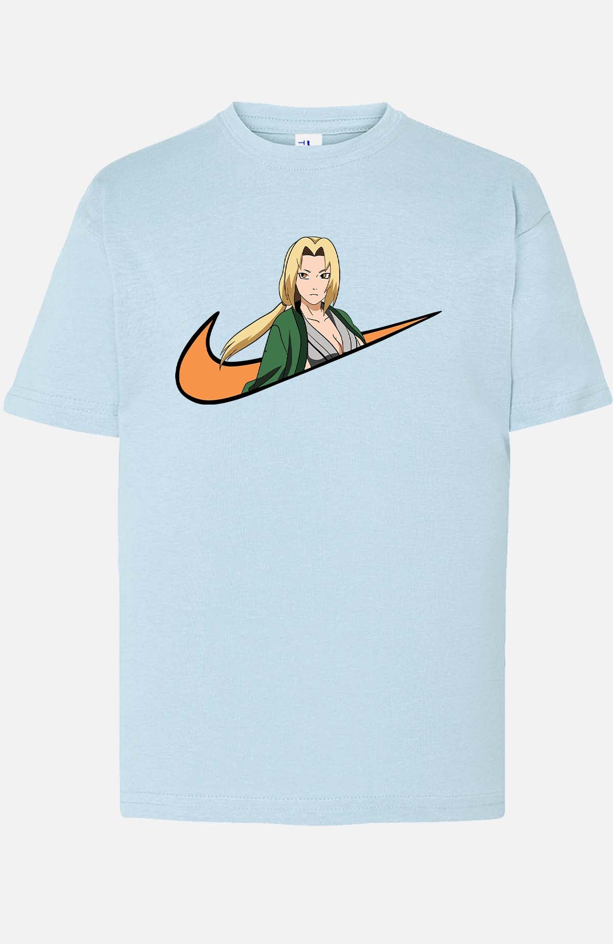 COULEUR:Bleu Ciel|T-shirt Garçon | Vigule fille Naruto Bleu Ciel