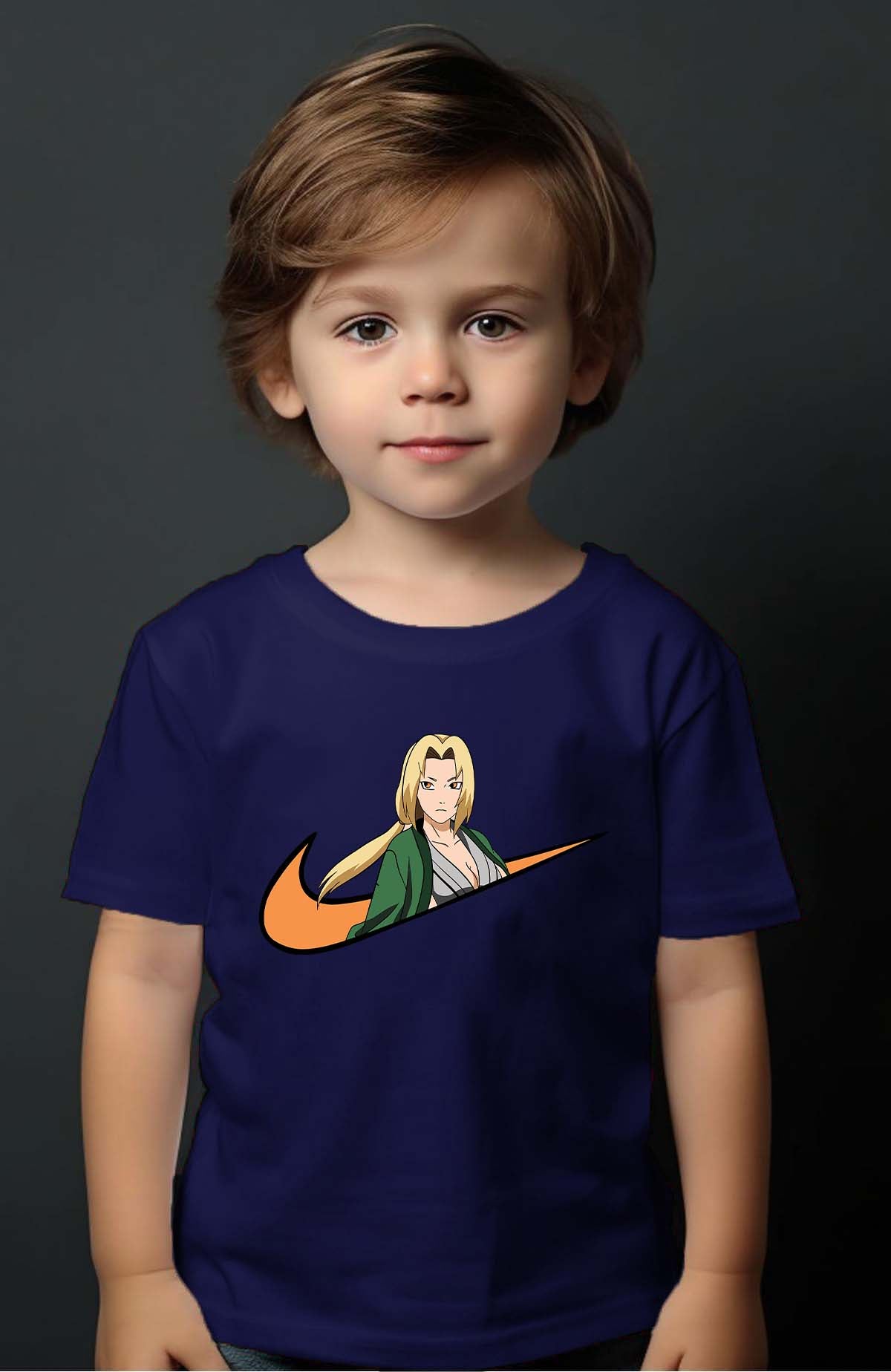COULEUR:Marine|T-shirt Garçon | Vigule fille Naruto Marine
