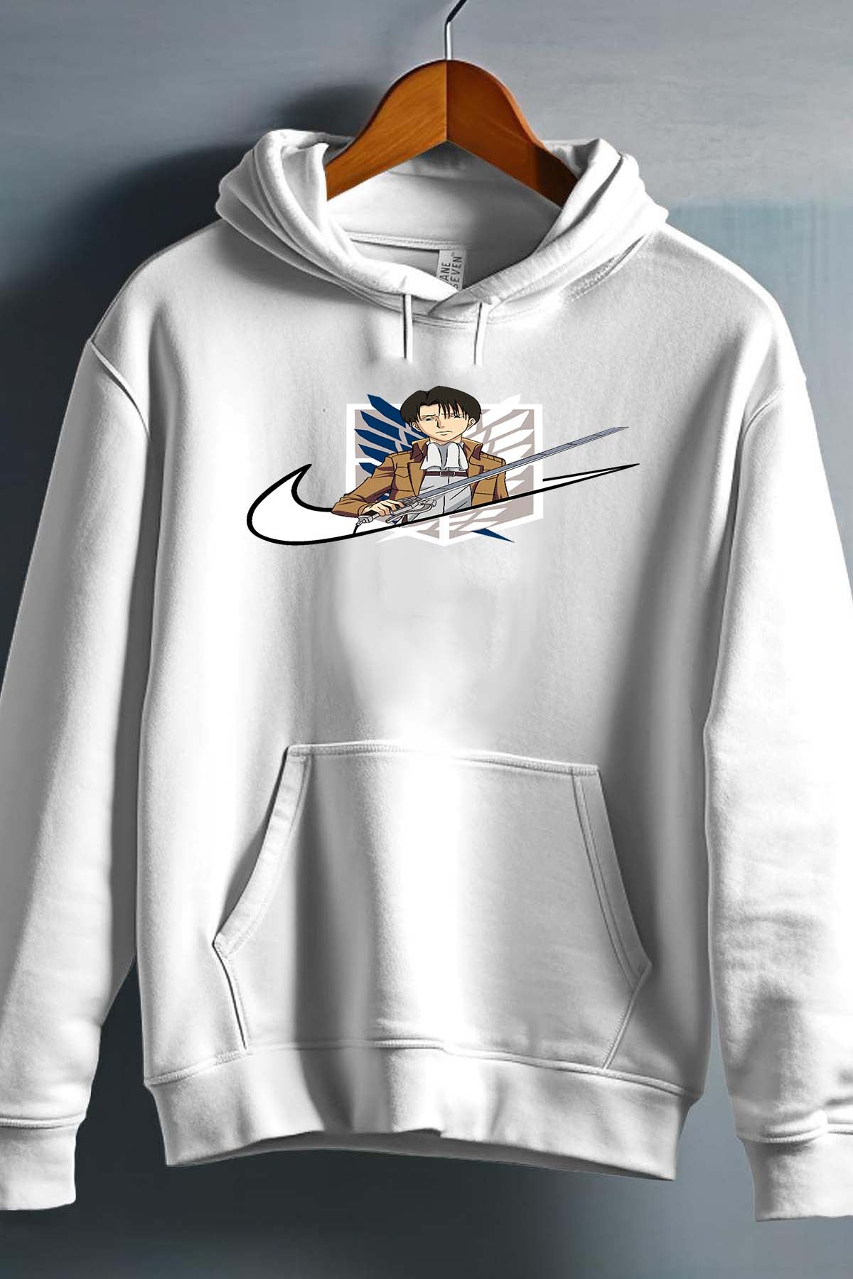 COULEUR:Blanc|Sweat Capuche Garçon | Virgule Titan Levi Blanc