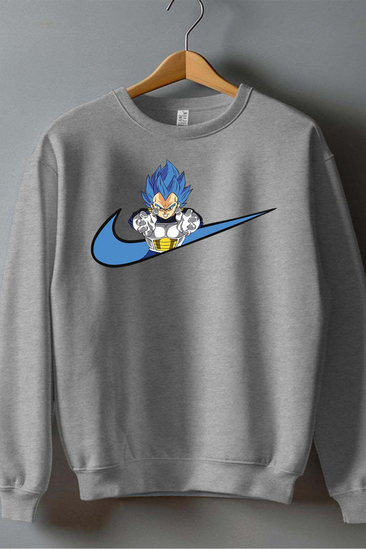 COULEUR:Gris|Sweat Col Rond Garçon | Virgule vegeta 210 Gris